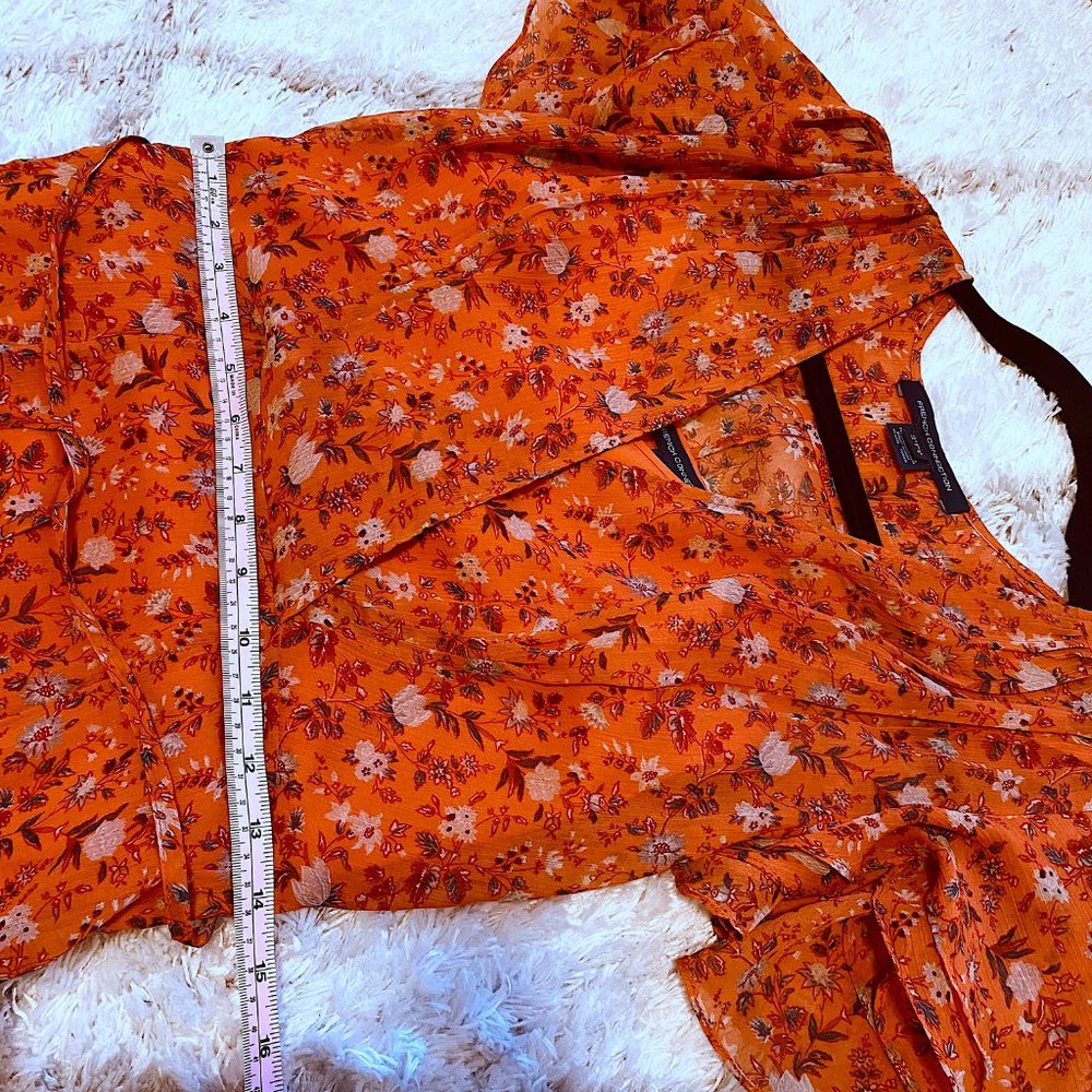 French Connection Maxi Flutter Sleeve Floral Dres… - image 8